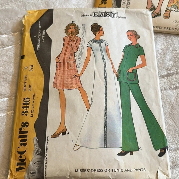 Bundle of 4 Vintage patterns McCalls size 10 - Picture 6 of 9